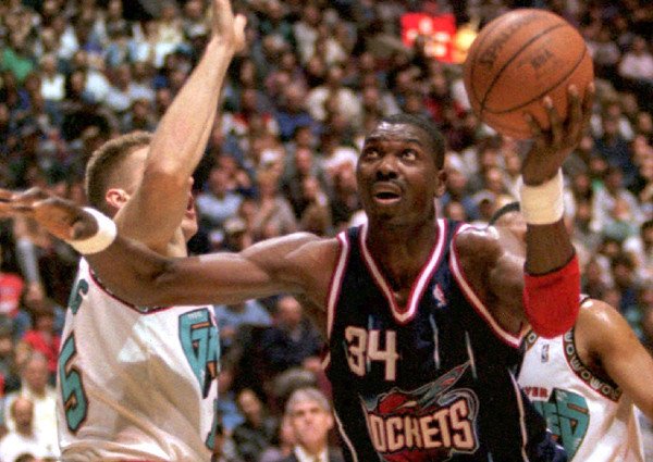 rockets #34 hakeem olajuwon retro Blue jerseys